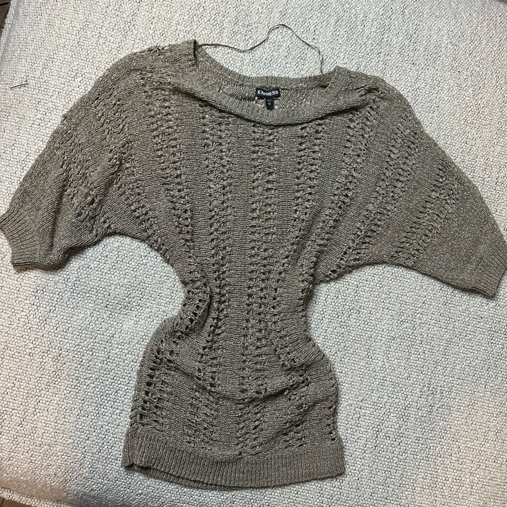 Brown Knit Sweater